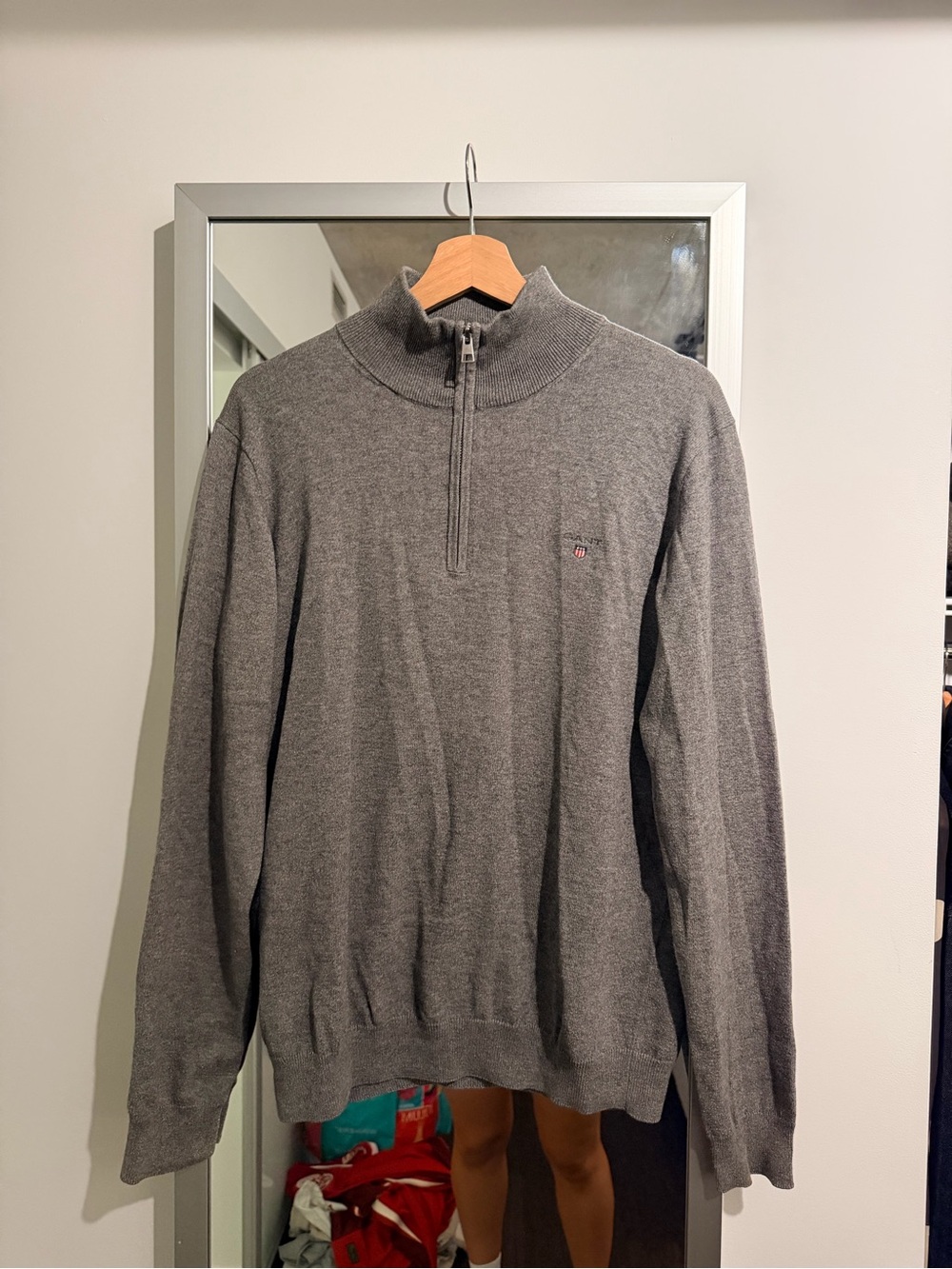Gant Grey Quarter Zip